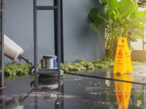 office floor cleaning